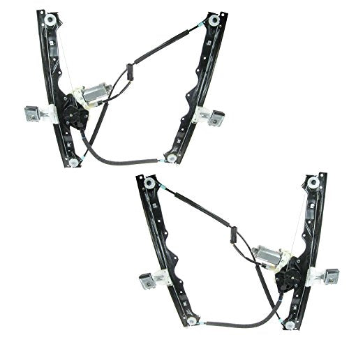 TRQ Front Power Power Window Regulator & Motor Assembly Set - style: WRA50316