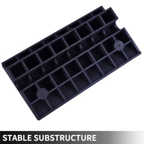 BESEA Rubber Curb Ramp 5" Rise 17" Long Driveway Threshold Ramp 2 Pack - size: 5" Rise