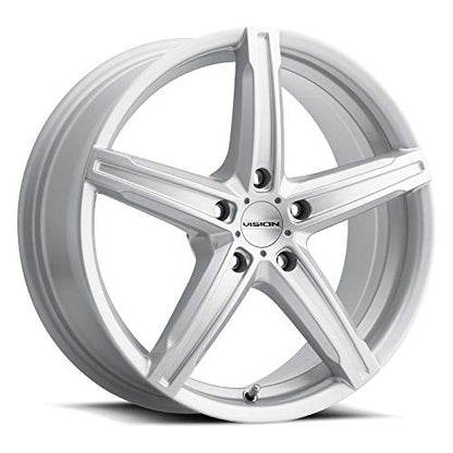 Vision 469 Boost 15x6.5 5x4.5" +38mm Silver Wheel Rim 15" Inch