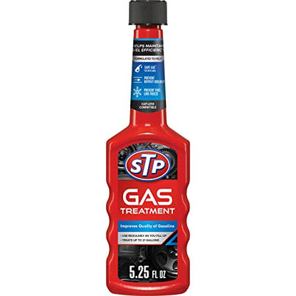 STP Gas Treatment, Fuel Intake System Cleaner, Bottles, 5.25 Fl Oz, Pack of 12 - style: Gas Treatment (12 Pack)