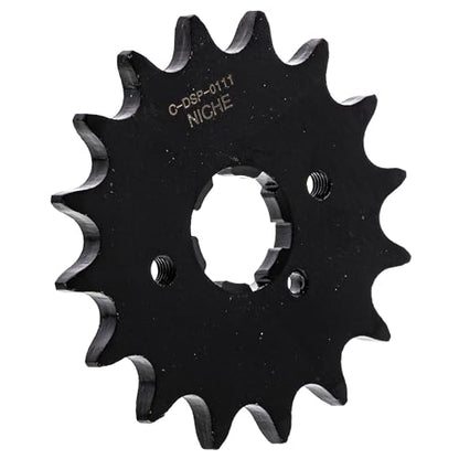 NICHE Drive Sprocket Chain Combo for Yamaha Virago V-Star 250 Route 66 XV250 Front 16 Rear 45 Tooth 520NZ Standard 114 Links - size: Standard Chain