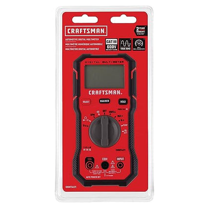 CRAFTSMAN Automotive Digital Multimeter 600V TRMS (CMMT14171)