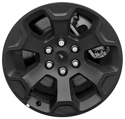 20 x 9 in Aluminum Wheel Rim 6 Lug 139.7mm 19mm Offset 77.8mm CB| Painted Black finish Fits Dodge Ram 1500 2024-2025 | New OEM Take Off | 68599719AA - size: 20x9 - OEM Take Off