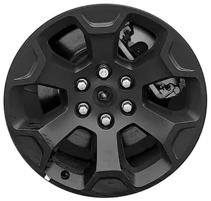 20 x 9 in Aluminum Wheel Rim 6 Lug 139.7mm 19mm Offset 77.8mm CB| Painted Black finish Fits Dodge Ram 1500 2024-2025 | New OEM Take Off | 68599719AA - size: 20x9 - OEM Take Off