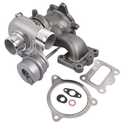 1639-970-0003 Turbo Turbocharger with Wastegate Actuator & Gasket, Replacement for Ford Fusion 2014-2020, Escape 2017-2019, 1.5L Turbocharged, OE# F1FZ-6K682-D F1FZ-6K683-D F1FZ6K682D - size: Turbocharger 2014-2020 1.5L