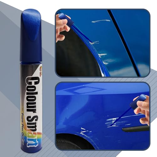 Touch Up Paint for Cars, Car Scratch Repair Pen, Quick & Easy Solution to Erase Car Scratch Paint Pen, Automotive Paint Scratch Remover for Cars Paint Scratch Repair (Blue) - color: Blue