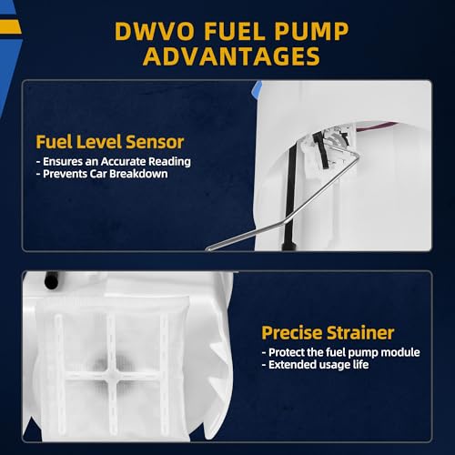 DWVO Fuel Pump Compatible with 1996 1997 Dodge Ram 1500 2500 3500 3.9L 5.2L 5.9L 8.0L - style: For 96-97 Ram 1500/2500/3500