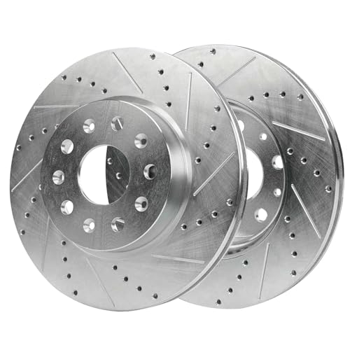Detroit Axle - 8pc Brake Kit for 2016 2017 2018 2019 Cadillac ATS - size: 8PR53559/KIT