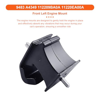 Engine Motor Mount Set & Trans Mount,Replacement for A4349 A4349 - size: Frontier 05-19