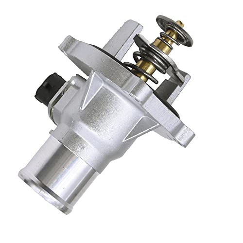 Engine Coolant Thermostat Housing Assembly Compatible with 2009-2011 Chevrolet Aveo, 2011-2016 Chevrolet Cruze, 2013-2018 Chevrolet Sonic, 2009-2010 Pontiac G3 Replace# 96984104 - size: 96984104