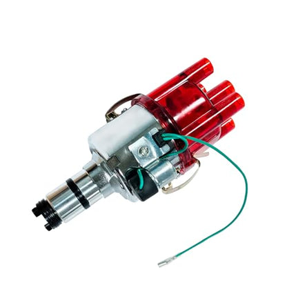 New 009 Centrifugal Distributor Chrome Compatible With VW Bug Buggy Ghia Bus, Replace 9230081094 - color: 3# Red 009 9230081094