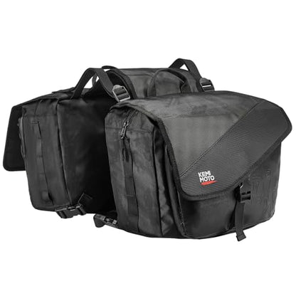 KEMIMOTO Motorcycle Saddlebags 40L(20Lx2) Large Capacity