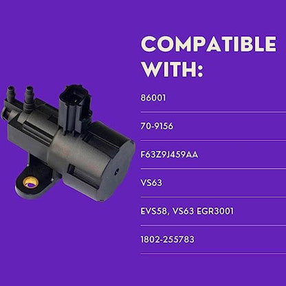 DTS EGR Vacuum Solenoid Valve VS63 - Enhanced Performance and Durability for Ford, Lincoln, Mazda, Mercury
