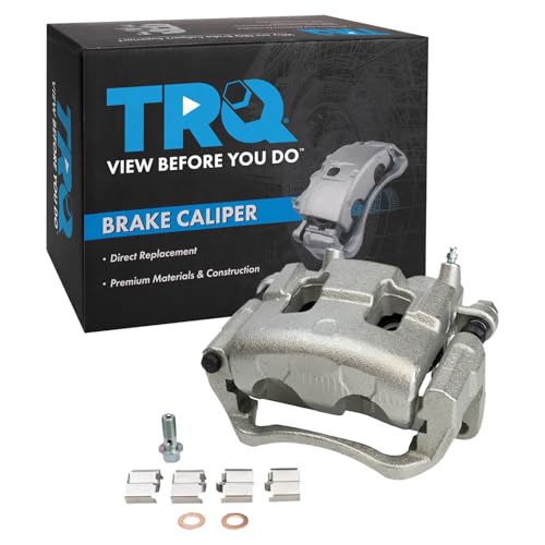TRQ Front Left Brake Caliper w/Bracket Drivers Side - style: CLA31866