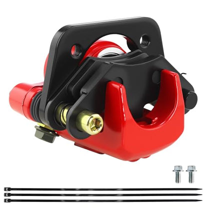 PRO BAT Rear Brake Caliper with Brake Pad - color: Red