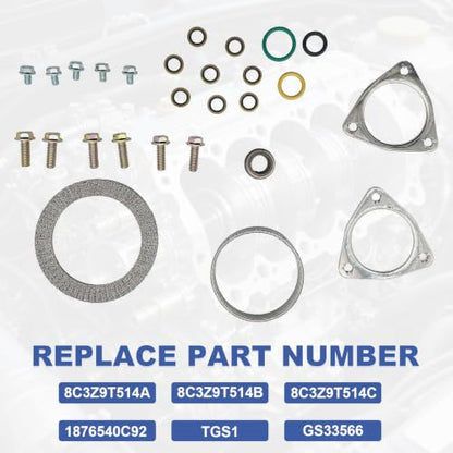 Turbo Hardware Mounting Install Kit For Ford - color: 8C3Z9T514A 8C3Z9T514B