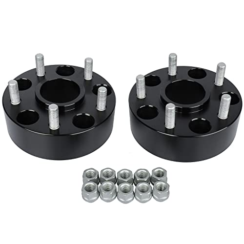 BRTEC 2in 5x127mm 5x5 Wheel Spacers 5 Lug Wheel Adapters 1/2X20 & 71.5 mm Hub Bore Hubcentric Spacers for Jeep Wrangler JK Grand Cherokee WJ Commander XK 4pcs - color: 2inch-4pcs-C