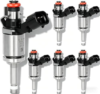 Fuel Injectors Compatible with Ford F150 Truck 2011-2016, Expedition Lincoln Navigator 2015-2017 3.5L V6 EcoBoost Turbo, Replace BL3Z9F593A BL3Z-9F593-B, Fuel Injection Set of 6