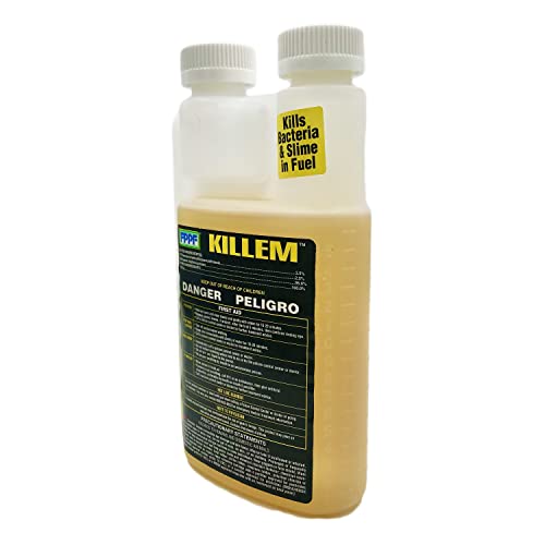 00119 KILLEM BIOCIDE 16 OZ. BOTTLE, TREATS 1920 GALLONS OF DIESEL FUEL PER BOTTLE