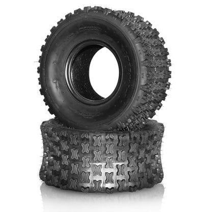TUFFIOM Set of 2 ATV UTV Tires, 22x10-9 6PR Off-Road Tubeless Sport Trail Tire for All-Terrain, ATV Tire (22x10-9 6PR)