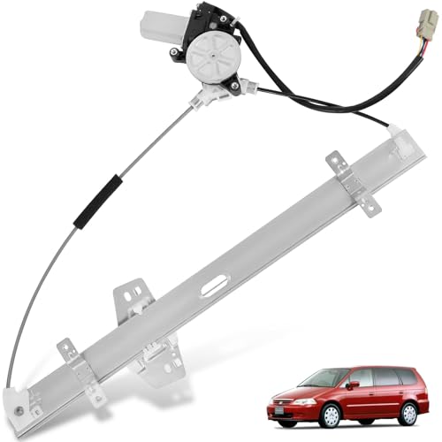 741-010 Front Driver Left Side Power Window Regulator with Motor Assembly Fit for Honda Odyssey 1999-2002 - size: 741-010