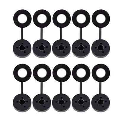 Exhaust Hanger Grommets,10Pcs,Black,1-1/8″ Dia,7/8″ Thick
