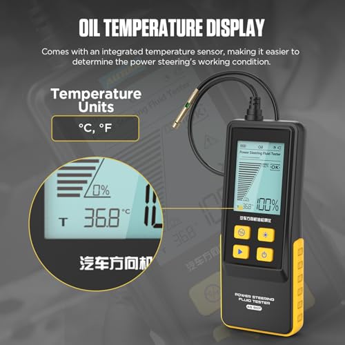 AS507 Optical Power Steering Fluid Tester with Temperature Display
