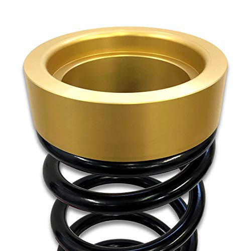 1/2" Lift Billet Aluminum Rear Coil Spring Spacer Set/Pair Compatible with Ford 1979-2004 Fox Body Mustang & Other Select GM Passenger Cars - MADE IN USA
