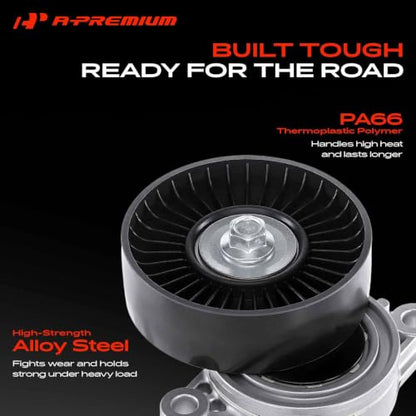 A-Premium Belt Tensioner Assembly with Pulley Compatible with Saturn
