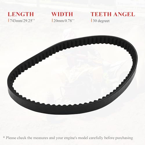 743 20 30 Drive Belt for GY6 125cc 150cc Scooter ATV Go Kart 2pcs