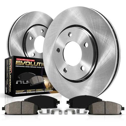 PowerStop Z17 Replacement Brake Pad & Rotor Kit Front KOE137 - style: Stock Replacement