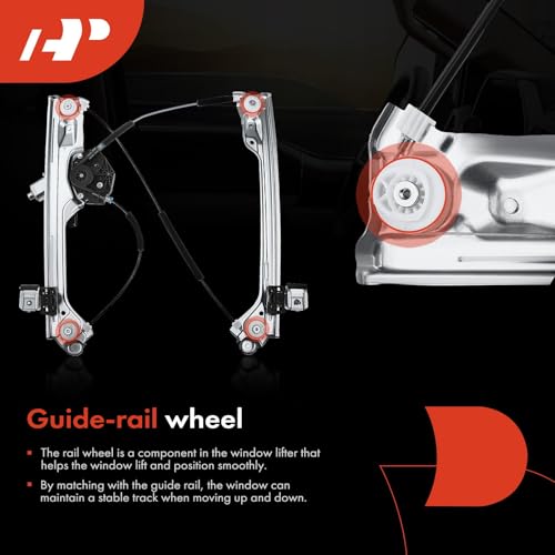 A-Premium Front Driver Side Power Window Regulator with Motor (7-Pin Motor) - style: Front Driver Side (LH)