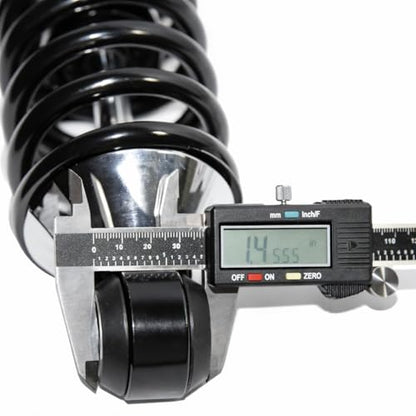 Rear Street Rod Coil Over Shock SET Black Coated Springs (Spring Rate:180) - size: Spring Rate:180