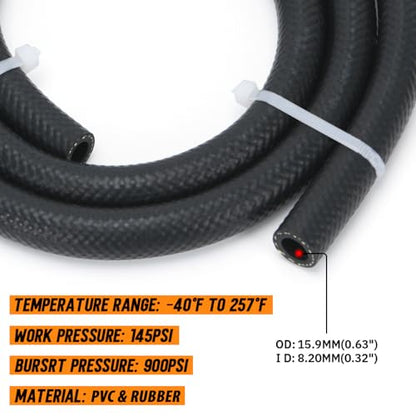 Universal 5/16" Transmission Oil Cooler Kit Aluminium alloy 10 Pass Tube & Fin Black - color: Black, size: 10 Pass