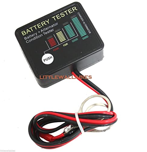 12V Auto Battery Alternator Load Tester Charging Starting System Diagnostic