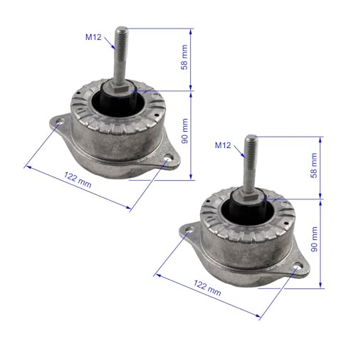 2PCS Left & Right Manual Transmission Mount Mounts Set Compatible with Porsche 986 Boxster with Manual Trans Mount for 98637508304 98637504902 - size: 2005-2013 Porsche 911 997 C2 C4 Turbo/Carrera