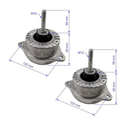 2PCS Left & Right Manual Transmission Mount Mounts Set Compatible with Porsche 986 Boxster with Manual Trans Mount for 98637508304 98637504902 - size: 2005-2013 Porsche 911 997 C2 C4 Turbo/Carrera