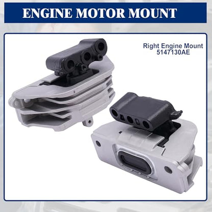 Engine Motor Mount Trans Mount kit fit for 2011-2018 Dodge Journey L4 2.4L AT for Dodge Avenger 2012-2014 Replace A5686, A5687, A5754 3PCS Vinsyut - color: Dodge Journey 2011-2018 2.4L