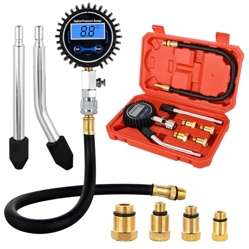 Nilight Compression Tester Kit, Digital Engine Compression Gauge - color: Digital