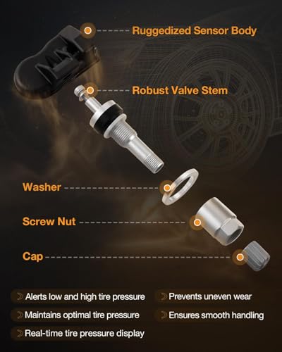 315MHz Upgraded Pre-Programmed TPMS Sensor Fits Honda 2009-2015 Pilot