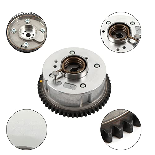 24350-25000 24370-2G000 Intake Exhaust Camshaft Sprocket VVT Timing Gear 2pcs Compatible with Hyundai Genesis Coupe Santa Fe Sonata Tucson 2.4L Engine After-Market Parts - color: 24350-25000