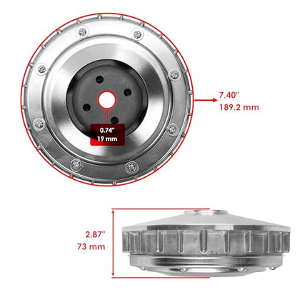 Caltric Clutch Primary Fixed And Sliding Sheaves Belt Compatible with Yamaha Grizzly 660 Yfm660 4X4 2002-2008