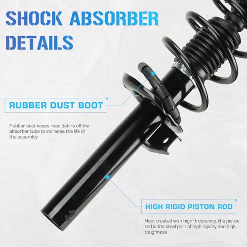 ILONPA (4) Front Struts & Sway Bar Links for 2006-2017 Volkswagen Jetta