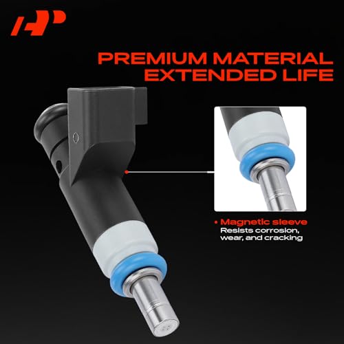 A-Premium 4 Holes Set of 4 Fuel Injectors Compatible with Dodge, Jeep