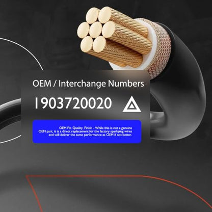 6324 3PCS Spark Plug Wires Compatible with Lexus ES300 1996-2001 - style: 6324