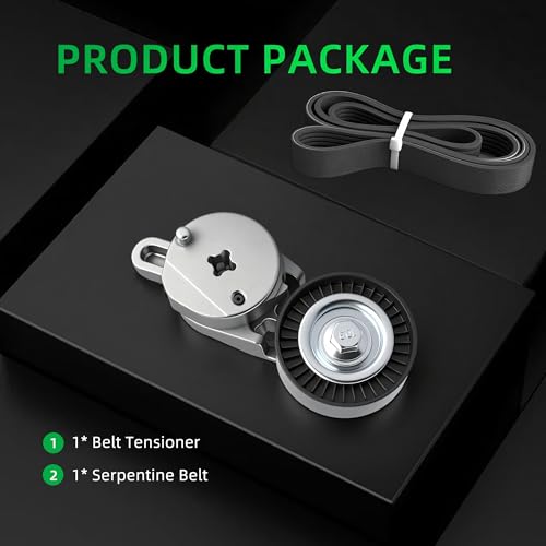 Belt Tensioner and Serpentine Belt Kit #166200V020 166200V021 - size: for Camry/RAV4/tC 2009-2018