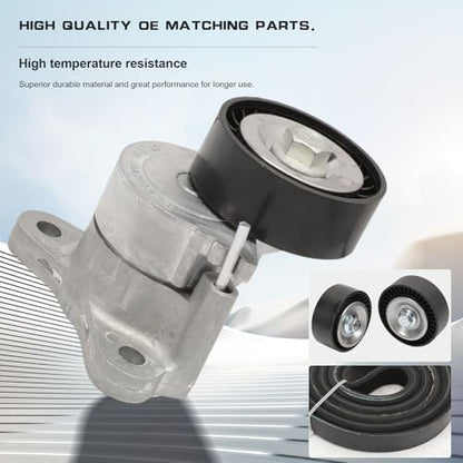 Serpentine Belt Tensioner Idler Pulley Kit Fits Journey Compass 08-17