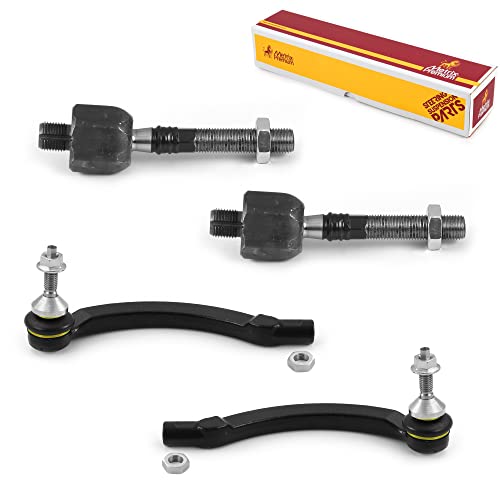 Metrix Premium Chassis Parts Inner & Outer Tie Rod End Kit Fits Volvo S60 - size: 98047MT