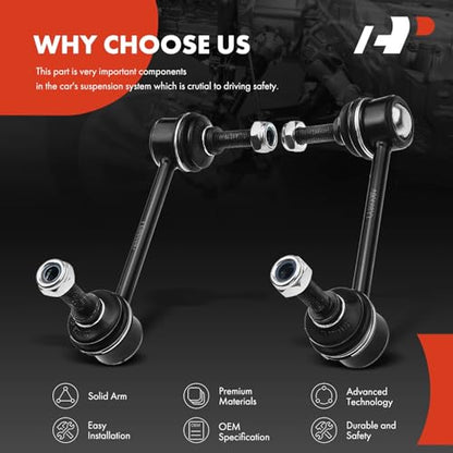 A-Premium Rear Sway Bar Link Stabilizer Bar Link - Smooth Driving