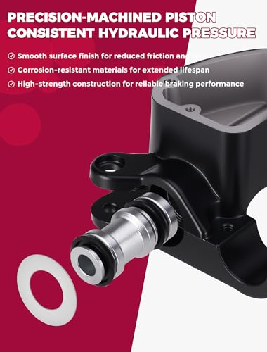 OLIFANT Brake Master Cylinder Handle for Honda TRX 250 300 350 400 450 Foreman 500 Rubicon FourTrax 300 Rancher 350 420 Recon 250 Rincon Sportrax 7/8 ATV Hydraulic Brake Lever